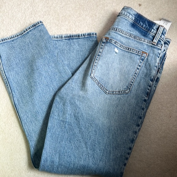 NWT Abercrombie ankle straight high rise jeans - Picture 4 of 4